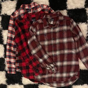 The Children's Place 3 Plaid flannel Shirts